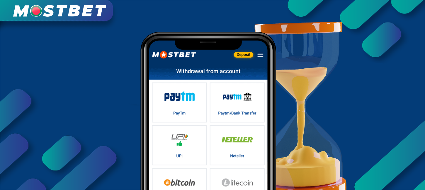 Withdrawing money can take some days and it depends on Mostbet withdrawal method you choose